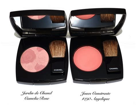 chanel rose petale blush vs|chanel blush angelique.